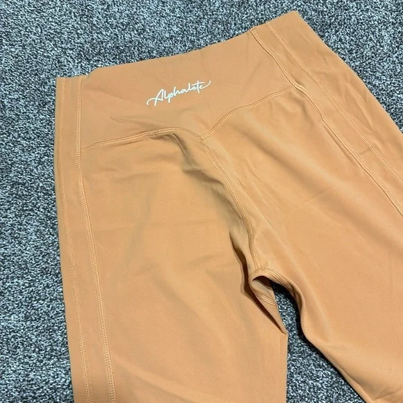 Alphalete pulse KINETIC LEGGING SUN KISSED Womens LEGGINGS no size tag medium - Picture 2 of 7